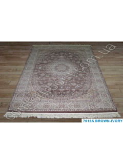 Килим Turkistan 7615A brown-ivory